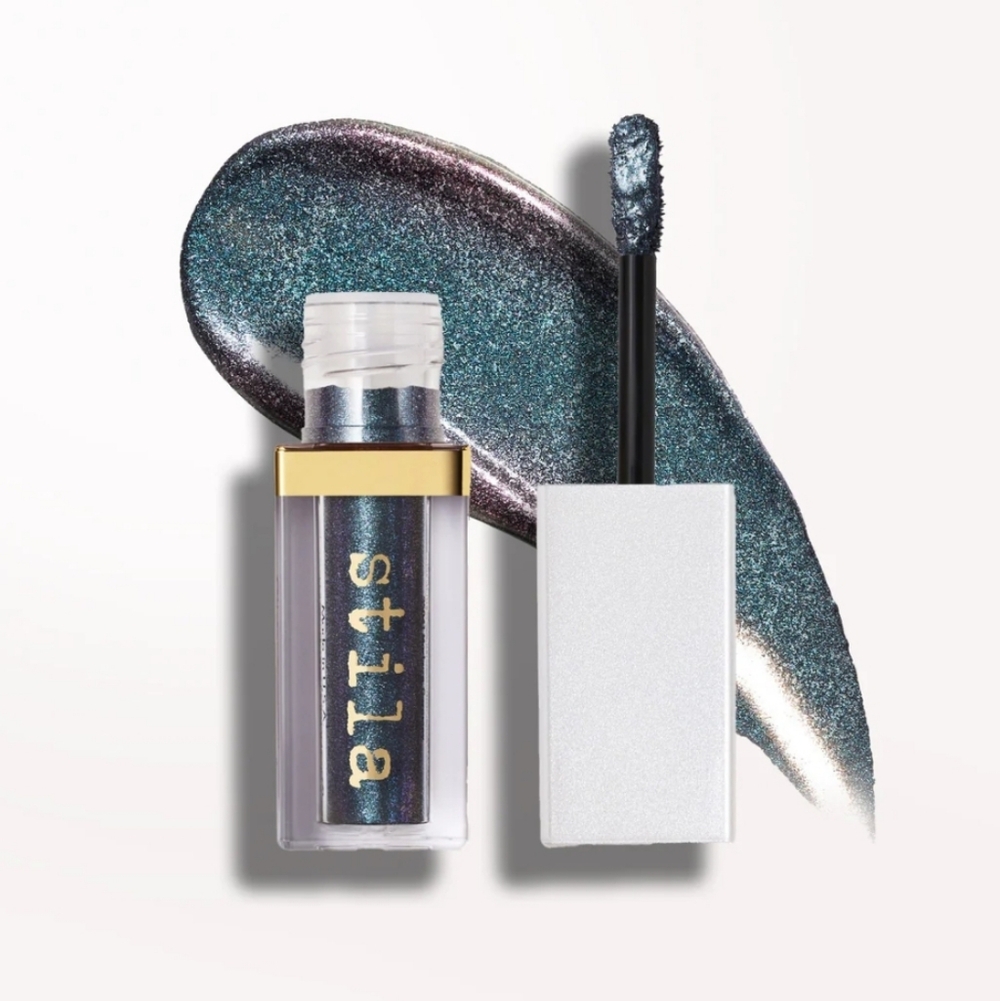 Stila Shimmer Liquid Eyeshadow — Iridescent Teal-Blue